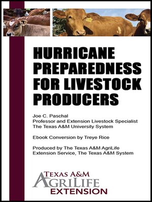 cover image of Hurricane Preparedness for Livestock Producers